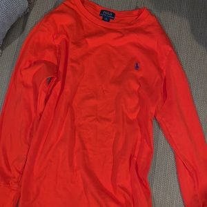 Orange Polo Long Sleeve